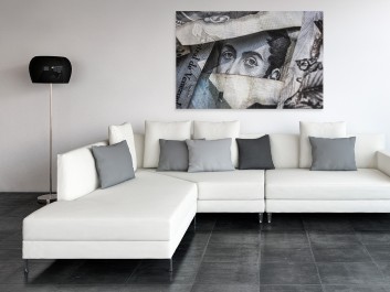 Wzrok Bolivara - fotoobraz na płótnie - 120x80 cm