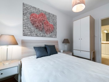 Dwa serduszka - fotografia na płótnie - 120x80 cm Dwa serduszka - fotografia na płótnie - 120x80 cm