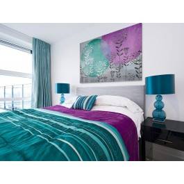 Powiew świeżości - nowoczesny obraz na płótnie - 120x80 cm