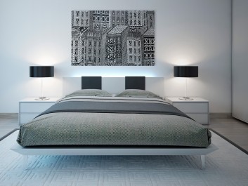 Kraina dreszczowców - nowoczesny obraz na płótnie - 120x80 cm