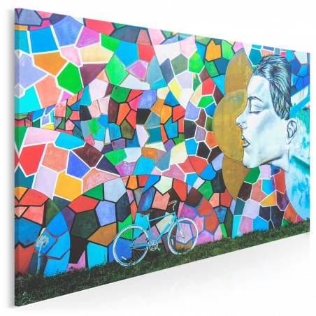 Kalejdoskop myśli - nowoczesny obraz na płótnie - 120x80 cm