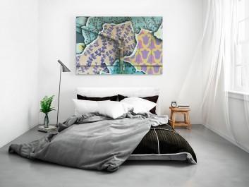 Miejski kwietnik - zdjęcie na płótnie - 120x80 cm