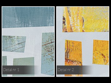 Etiuda słońca - nowoczesny obraz na płótnie - 120x80 cm