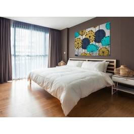 Eufloria - nowoczesny obraz na płótnie - 120x80 cm Eufloria - nowoczesny obraz na płótnie - 120x80 cm