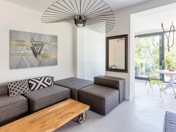 Oniryczny spektakl - nowoczesny obraz na płótnie