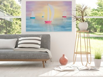 Okiełznać wiatr - nowoczesny obraz do sypialni - 120x80 cm Okiełznać wiatr - nowoczesny obraz do sypialni - 120x80 cm