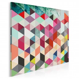 Pozory i złudzenia - nowoczesny obraz na płótnie - 80x80 cm