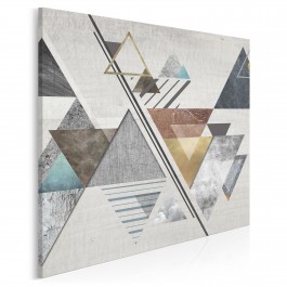 Teoria względności - nowoczesny obraz na płótnie - 80x80 cm