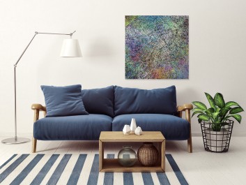 Nabaziando - nowoczesny obraz do salonu - 80x80 cm