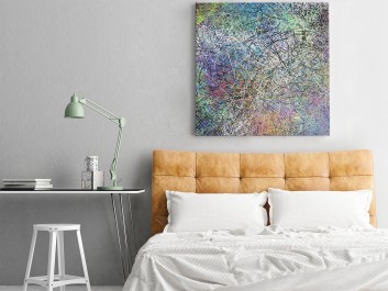 Nabaziando - nowoczesny obraz do salonu - 80x80 cm