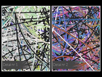 Nabaziando - nowoczesny obraz do salonu - 80x80 cm