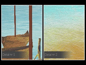 Za horyzont - nowoczesny obraz do salonu - 80x80 cm