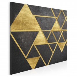 Szlachetny blask - nowoczesny obraz na płótnie - 80x80 cm