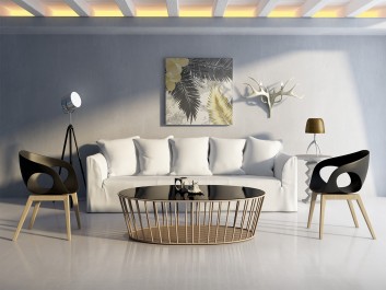 Moorea - nowoczesny obraz na płótnie - 80x80 cm