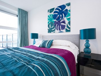 Arboretum - nowoczesny obraz na płótnie - 80x80 cm Arboretum - nowoczesny obraz na płótnie - 80x80 cm