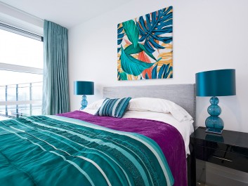 Oranżeria - nowoczesny obraz na płótnie - 80x80 cm