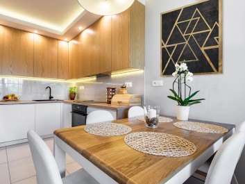 Szlachetny blichtr - nowoczesny obraz na płótnie - 80x80 cm