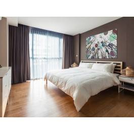 Spotkanie planet - nowoczesny obraz na płótnie - 120x80 cm