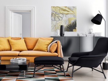 Bora-Bora - nowoczesny obraz na płótnie - 80x80 cm