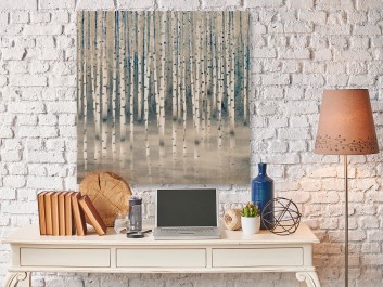 W półśnie - nowoczesny obraz do sypialni - 80x80 cm