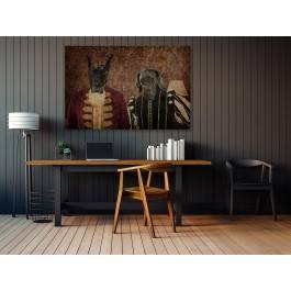 Lords of the Dogtown - nowoczesny obraz na płótnie - 120x80 cm Lords of the Dogtown - nowoczesny obraz na płótnie - 120x80 cm