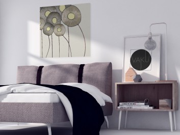 W stronę słońca - nowoczesny obraz na płótnie - 80x80 cm