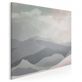 Wzgórza nadziei - nowoczesny obraz na płótnie - 80x80 cm
