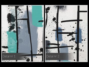 Nordyckie legendy - nowoczesny obraz do sypialni - 80x80 cm