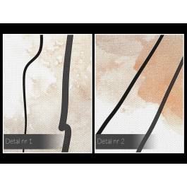 Kwiat pustyni  - nowoczesny obraz na płótnie - 120x80 cm