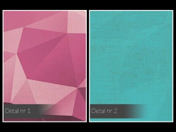 Pan i Pani Flaming - nowoczesny obraz na płótnie - 80x80 cm