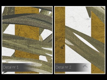 Złoty azyl - nowoczesny obraz do sypialni - 80x80 cm Złoty azyl - nowoczesny obraz do sypialni - 80x80 cm