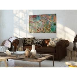 Wrocławski labirynt - nowoczesny obraz na płótnie - 120x80 cm