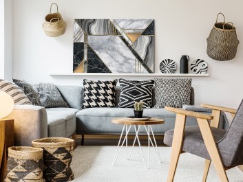 Purystyczny ceremoniał - nowoczesny obraz na płótnie