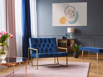 Ofelia - nowoczesny obraz na płótnie