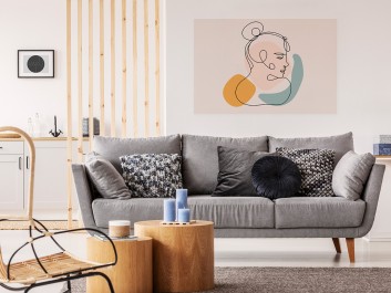 Ofelia - nowoczesny obraz na płótnie