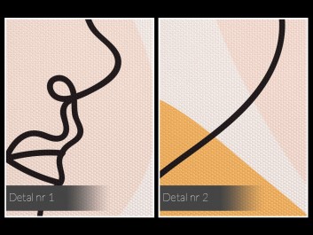 Ofelia - nowoczesny obraz na płótnie