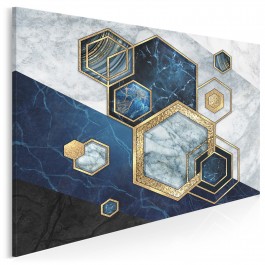 Szafirowy sygnet - nowoczesny obraz na płótnie - 120x80 cm Szafirowy sygnet - nowoczesny obraz na płótnie - 120x80 cm