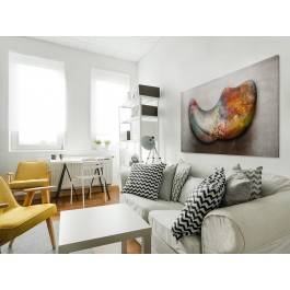 Plemienne trofeum - nowoczesny obraz na płótnie - 120x80 cm