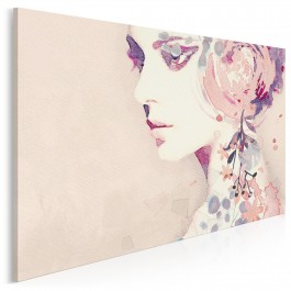 Kwiat kobiecości - nowoczesny obraz na płótnie - 120x80 cm