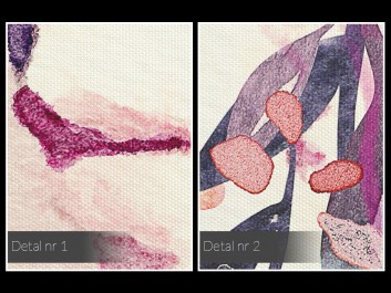 Kwiat kobiecości - nowoczesny obraz na płótnie - 120x80 cm