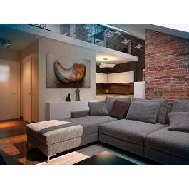 Plemienne trofeum - nowoczesny obraz na płótnie - 120x80 cm