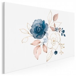 Pastelowa rosa - nowoczesny obraz do salonu - 120x80 cm Pastelowa rosa - nowoczesny obraz do salonu - 120x80 cm