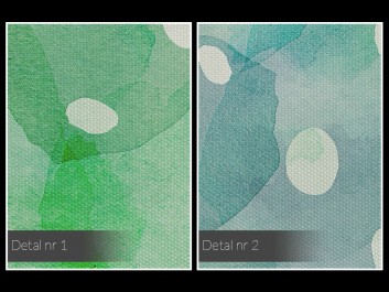 Dom zieleni - nowoczesny obraz na płótnie - 120x80 cm