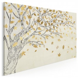 Leśna kołysanka - nowoczesny obraz na płótnie - 120x80 cm