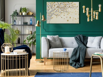 Leśna kołysanka - nowoczesny obraz na płótnie - 120x80 cm