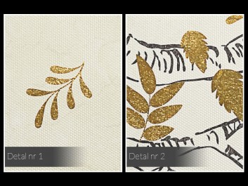 Leśna kołysanka - nowoczesny obraz na płótnie - 120x80 cm