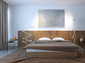Biały szkwał - nowoczesny obraz na płótnie - 120x80 cm Biały szkwał - nowoczesny obraz na płótnie - 120x80 cm