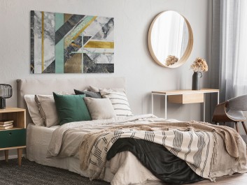 Status quo - nowoczesny obraz na płótnie - 120x80 cm