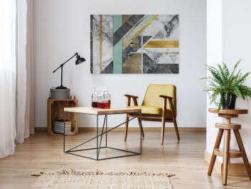 Status quo - nowoczesny obraz na płótnie - 120x80 cm