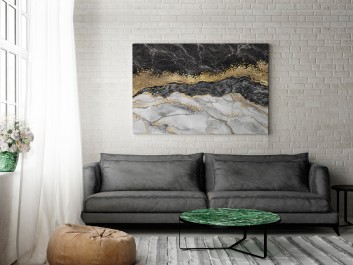 Kanion życia - nowoczesny obraz do salonu - 120x80 cm